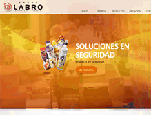 Tablet Screenshot of grupolabro.com